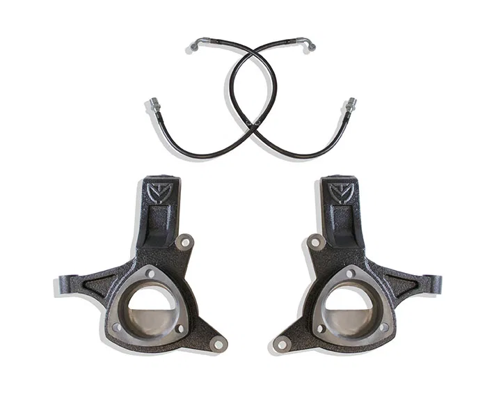 701550 – MAXTRAC Spindle, 5 Inch Lift Steel With 2 Knuckles And Brake Line Extensions